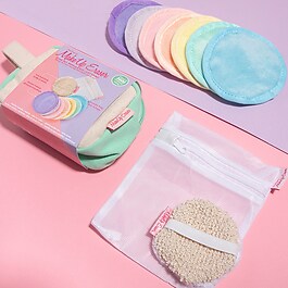 Kit 7 jours Pretty in Pastels - Serviettes Démaquillantes Réutilisables